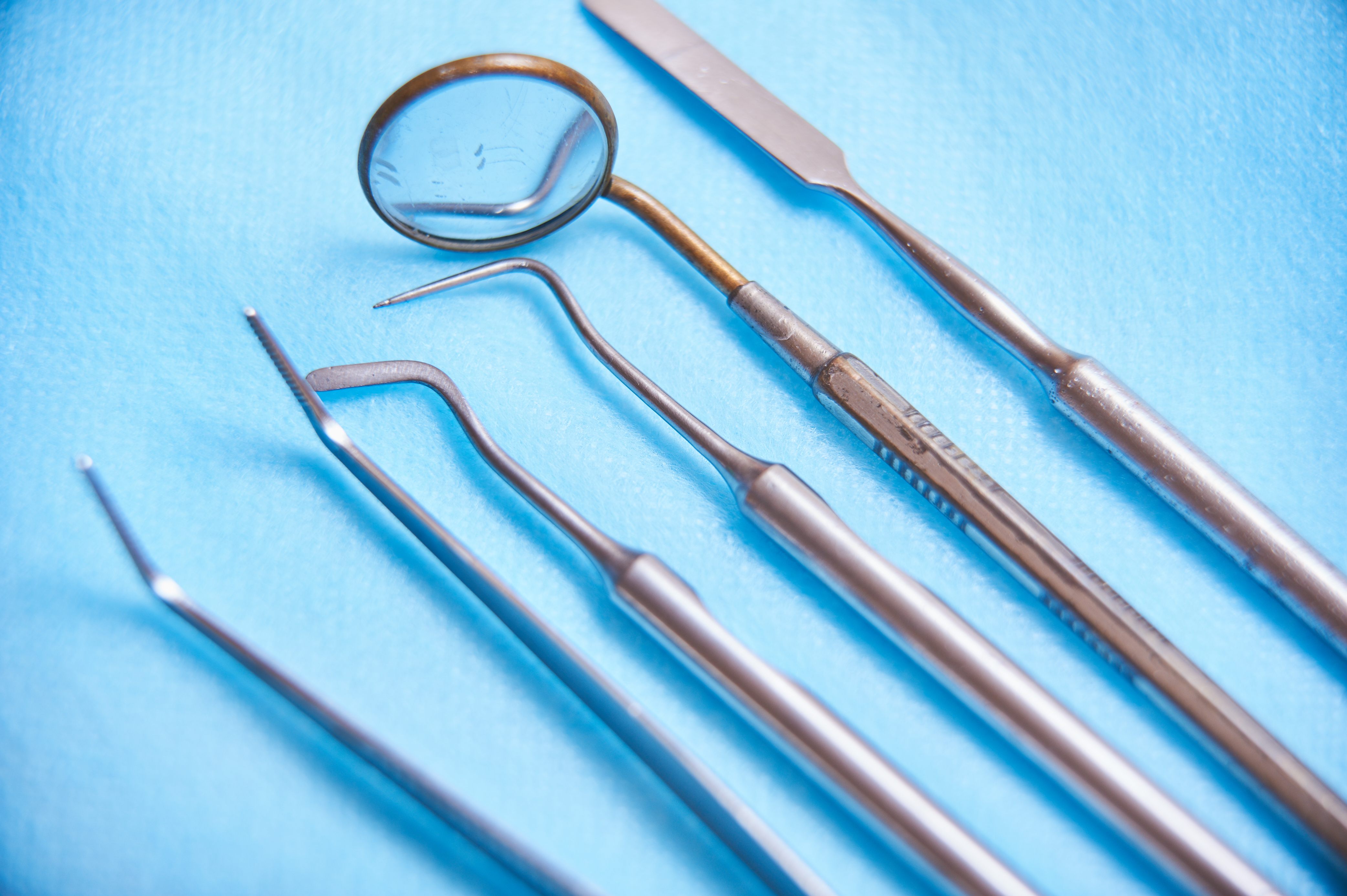 Dental mirror and probes