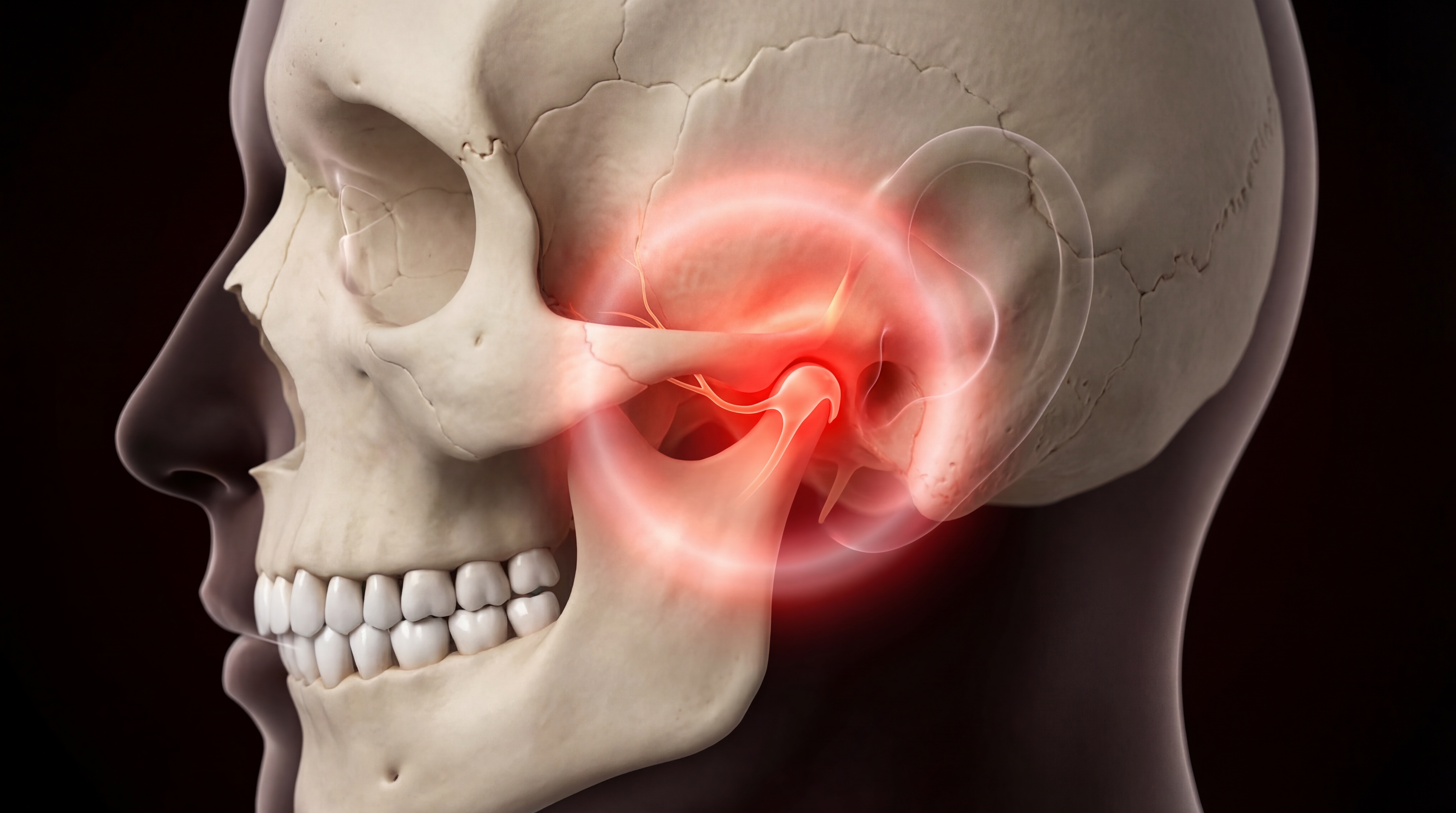 Illustration of the jaw joint